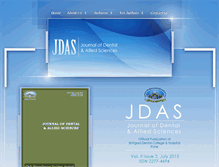 Tablet Screenshot of jdas.sinhgad.edu